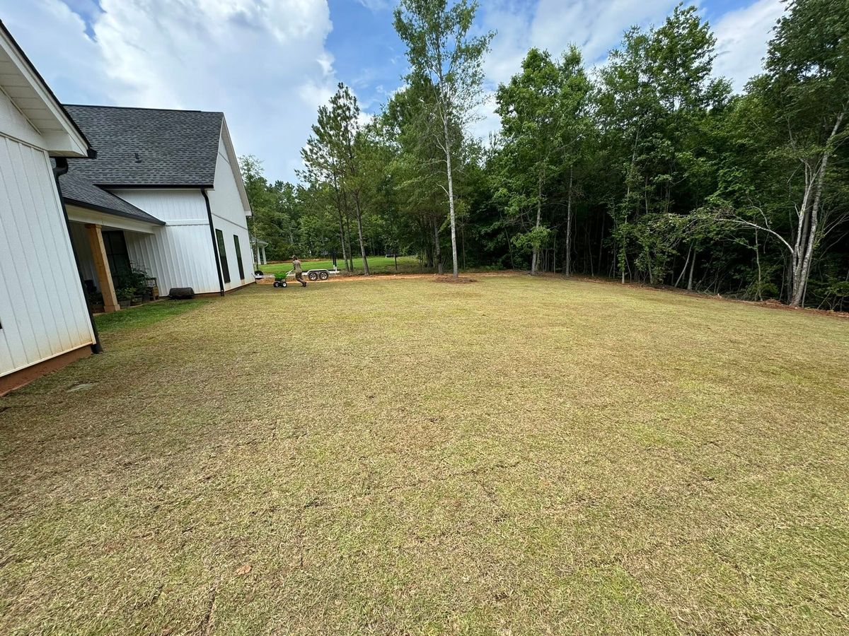 Sod Install for Trophy Outdoor Solutions in Lexington, SC