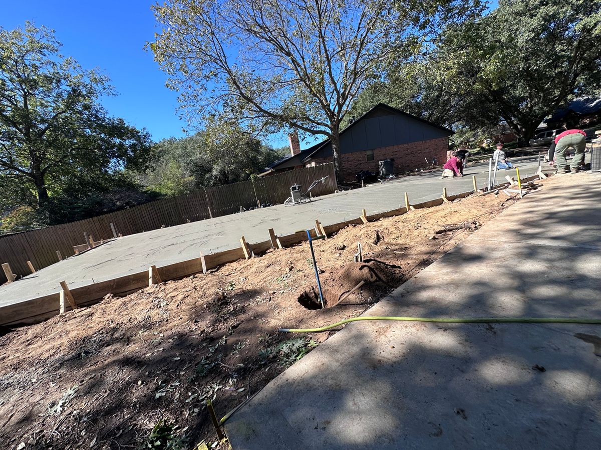 Concrete Slab Construction for Concrete Jungle in Dallas, TX
