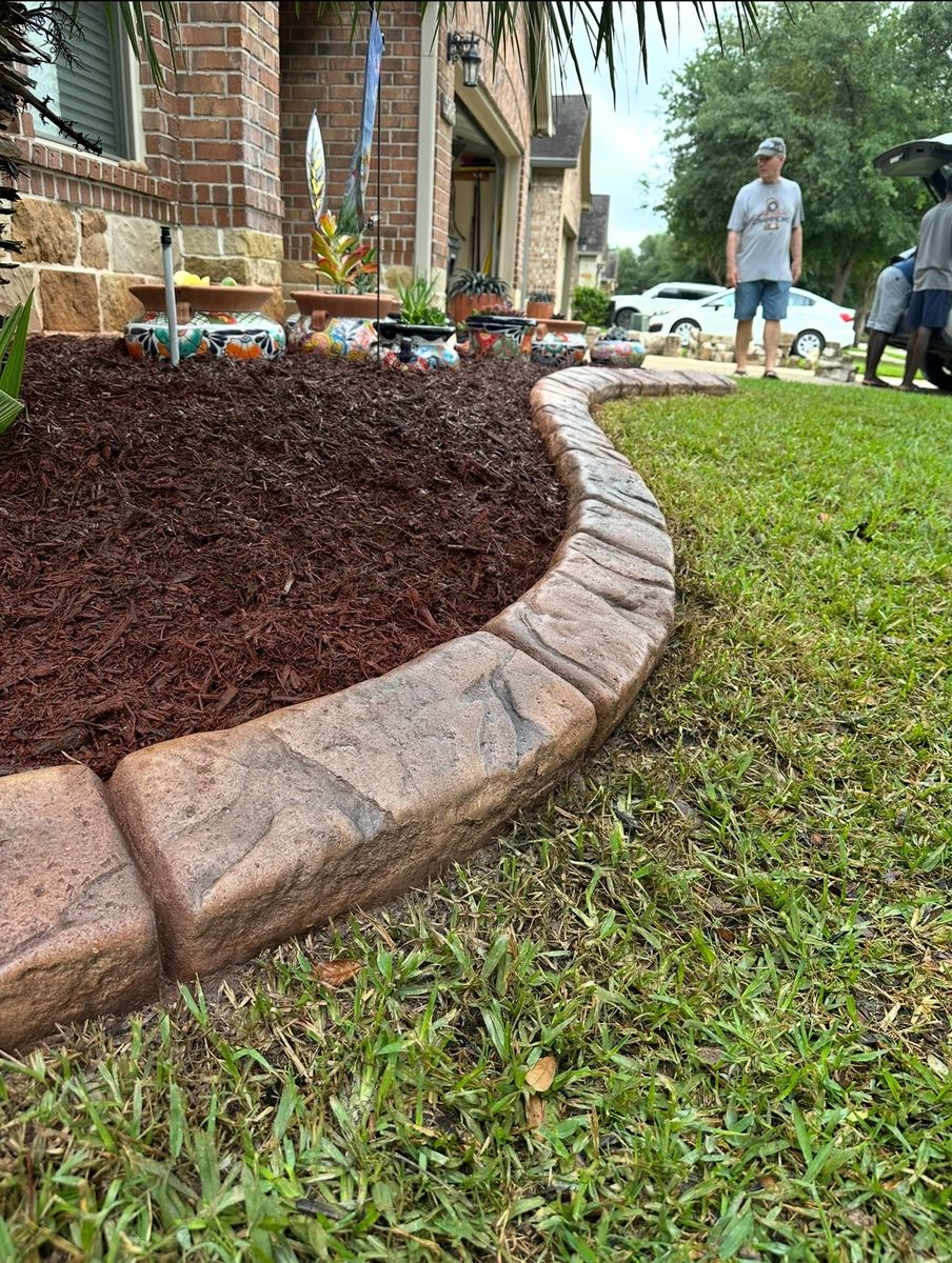 Landscape Border Systems for Texas Curb N Borders in Houston, TX