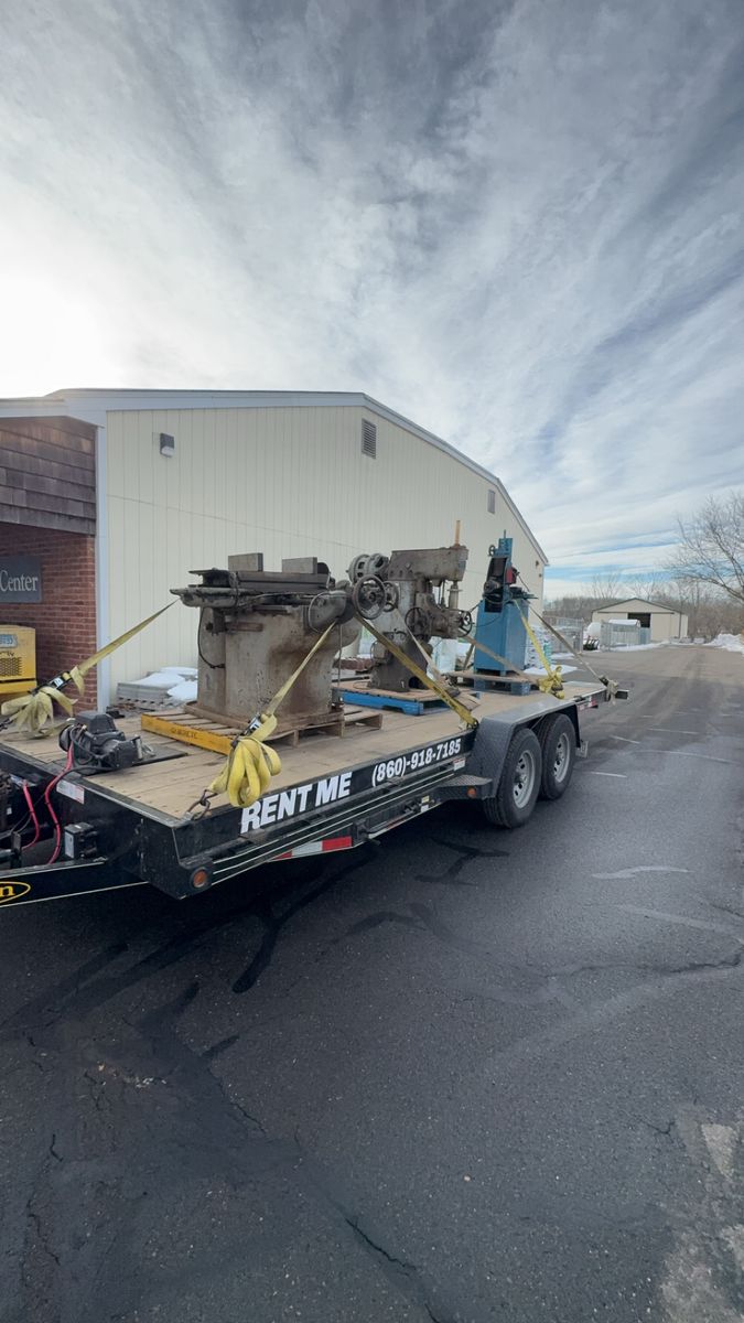Deckover Trailer for Chapman Rentals in Ellington, CT