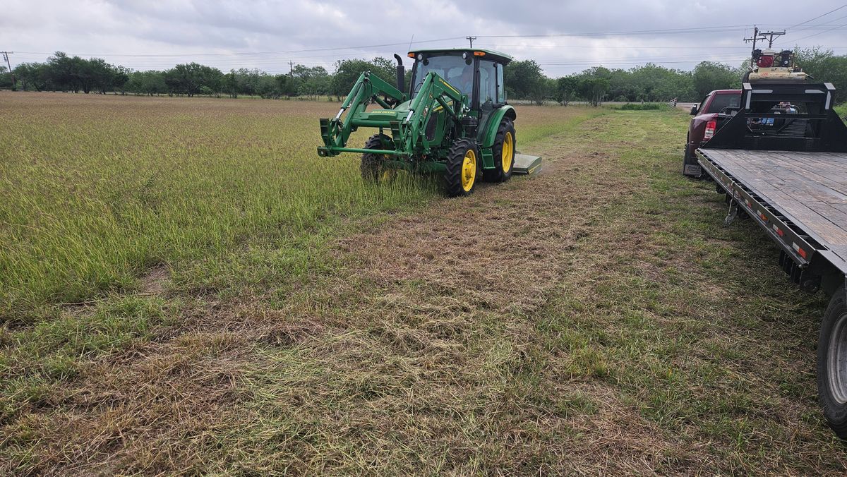 Tractor Mowing for Hernandez Land Clearing Services in Alice, TX