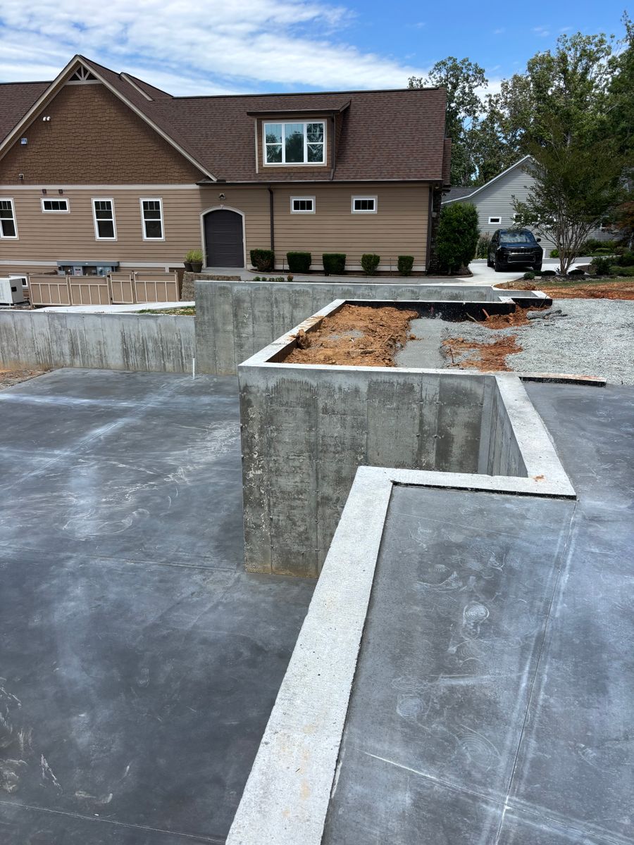 Excavation for Baer & Sons Concrete in Greenwood County, SC
