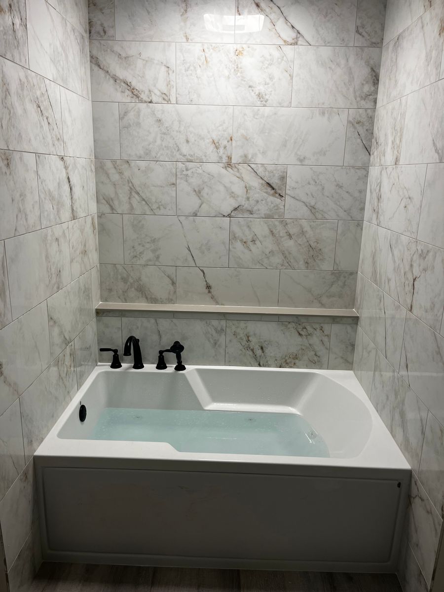 Custom tile work for RAL Construction LLC in Lee County, AL