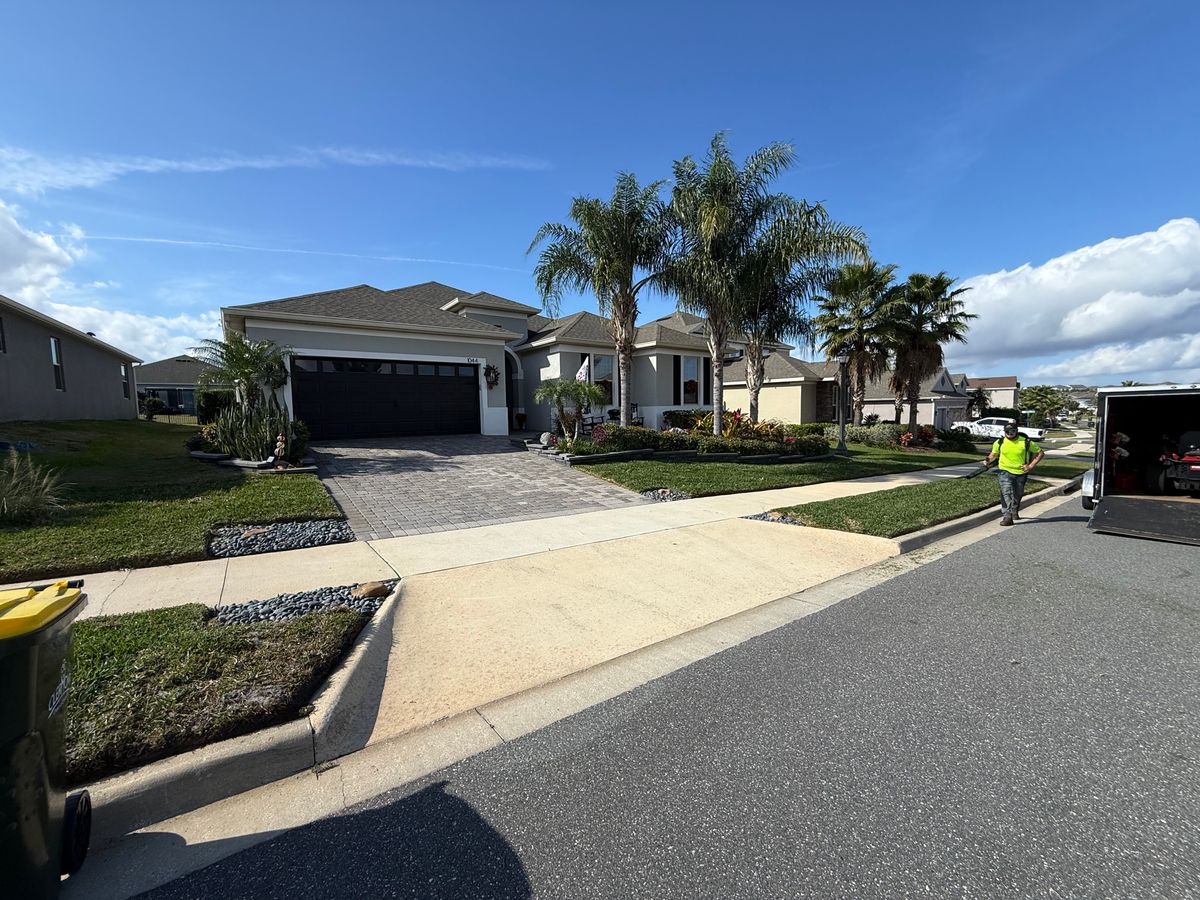 Mowing for Fix It Manny in Clermont, FL