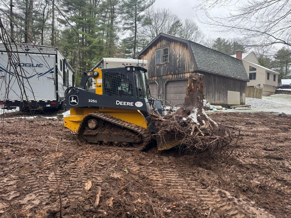 Site Work for Lennon Land Management in Suffield, CT