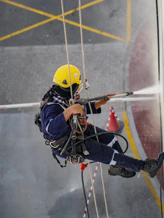 Pressure Washing for ACJ Property Services in Calgary, Canada