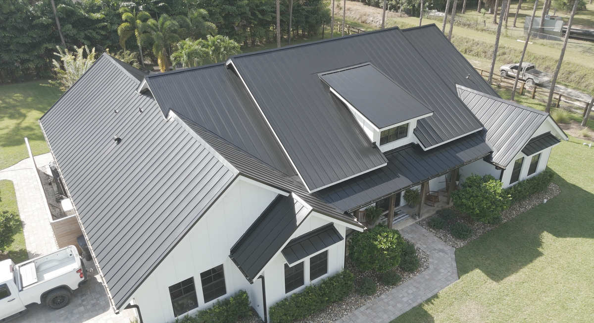 Metal Roof for Ridgecap Roofing in Port St. Lucie, FL