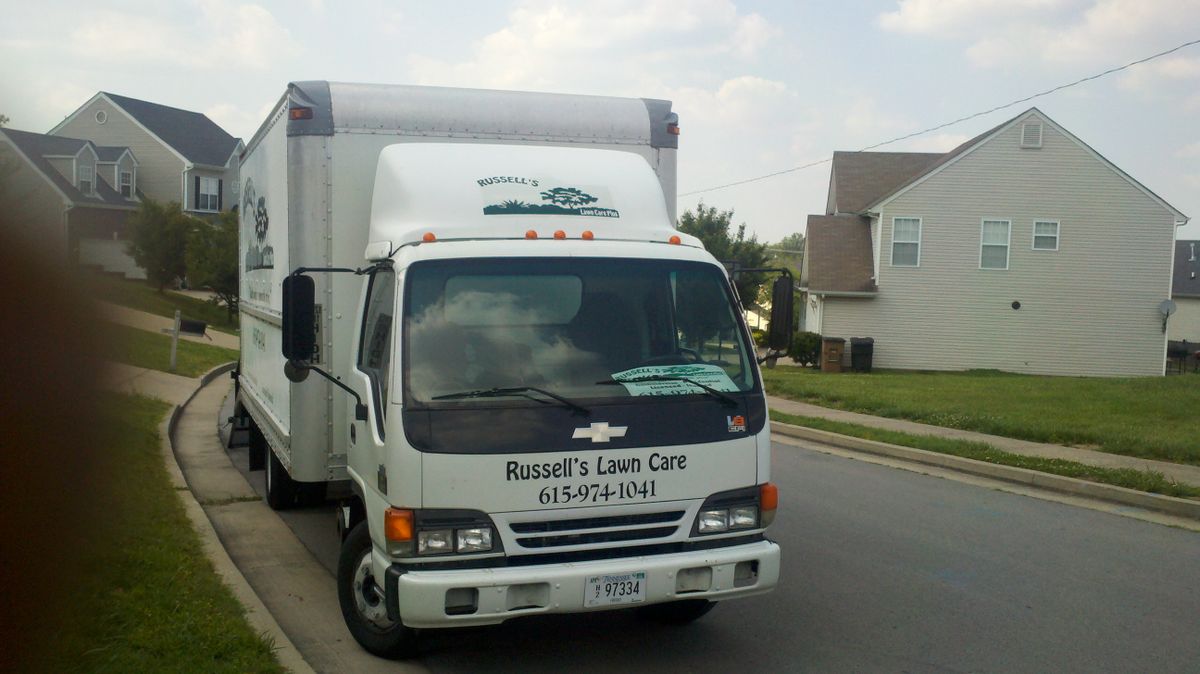 Mowing for Russell's Lawn Care Plus in Nashville, TN