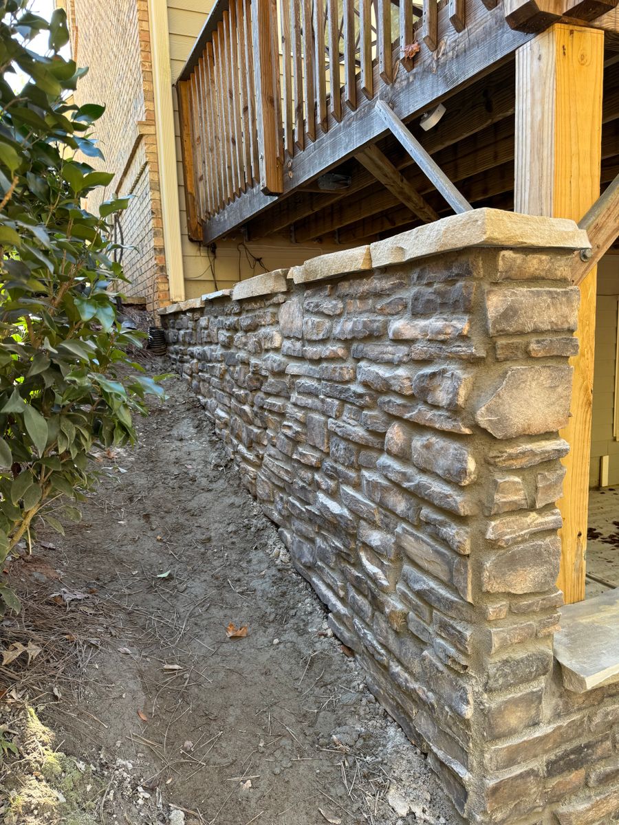 Retaining Wall Construction for Stellar Edge Construction in Atlanta, GA