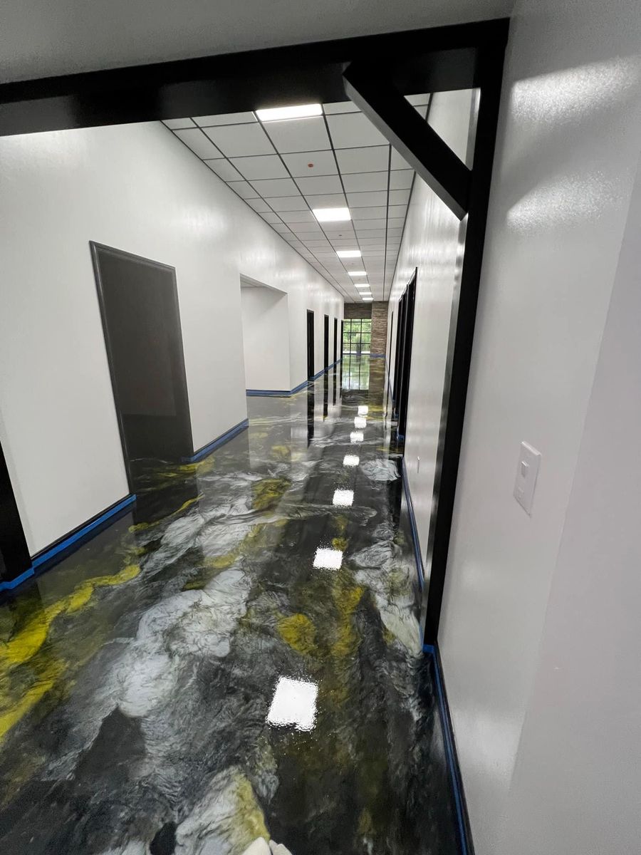 Epoxy Floor Coatings for Texas Curb N Borders in Houston, TX