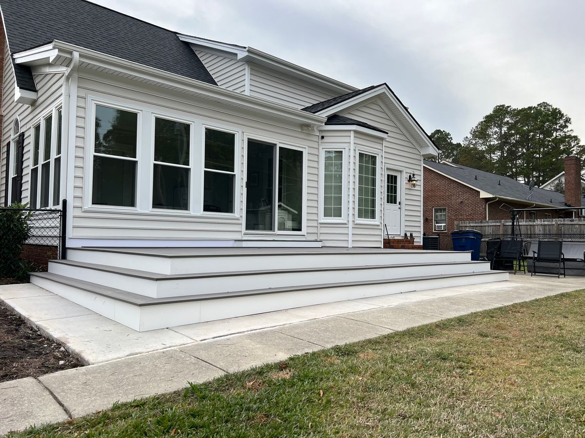 Deck Installation for NC Property Works, LLC in Johnston County, NC