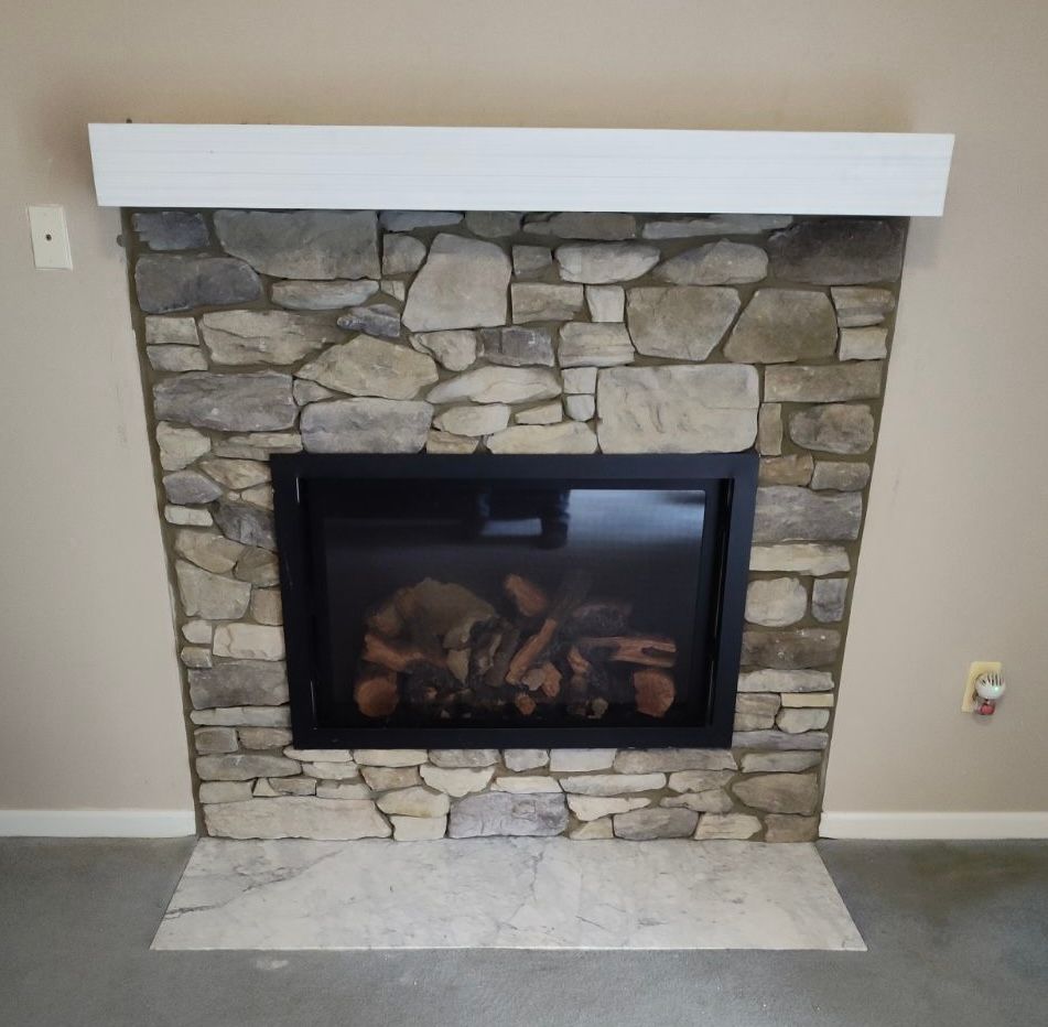 Interior Stone Veneer and Accent Walls for Matteo Hardscapes in Towson,  MD