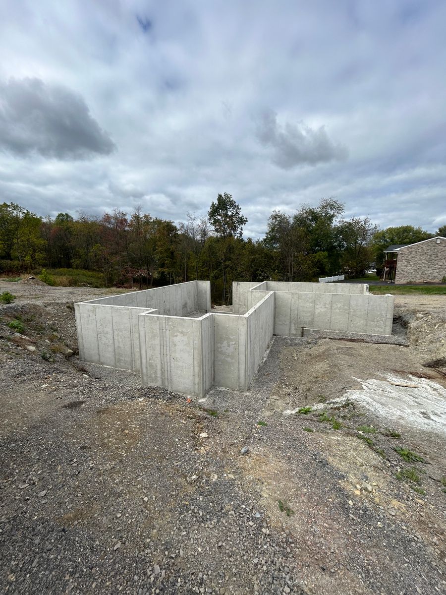 Poured Concrete Walls for Hanula Concrete Pumping in Pittsburgh, PA