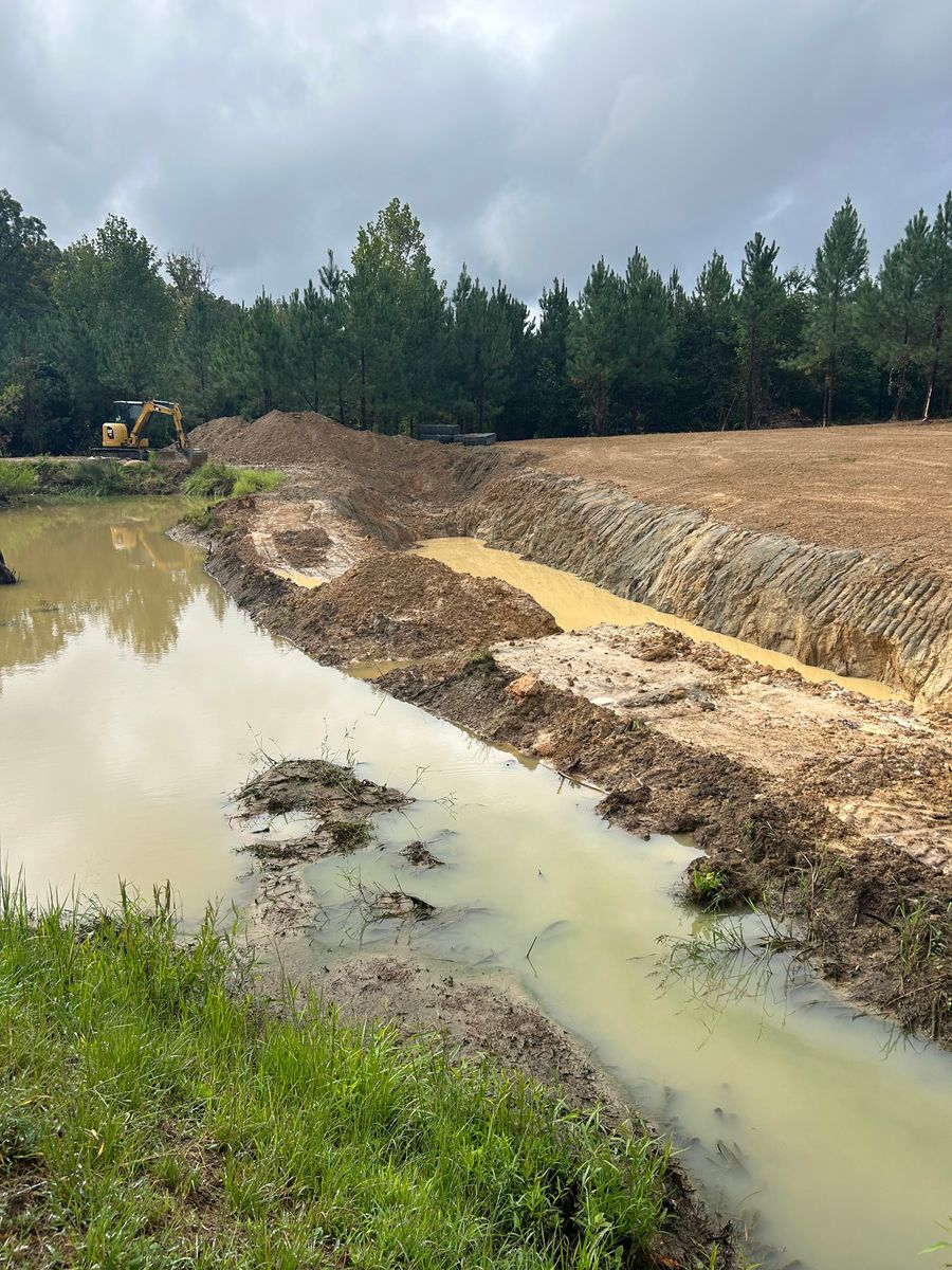 Land Grading for CST Dirt Solutions in Rowan, NC