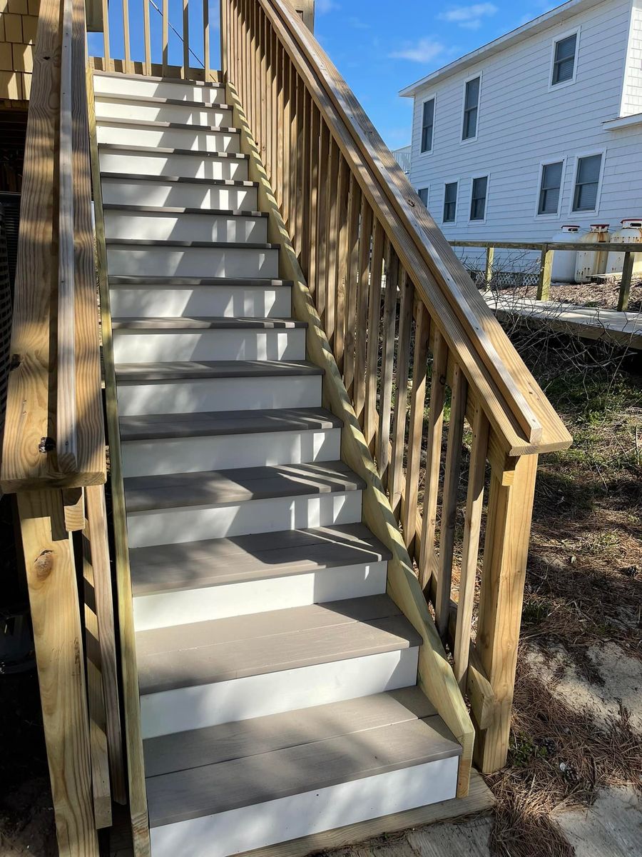 Deck & Patio Installation for Salt Side Construction in Elizabeth City, NC