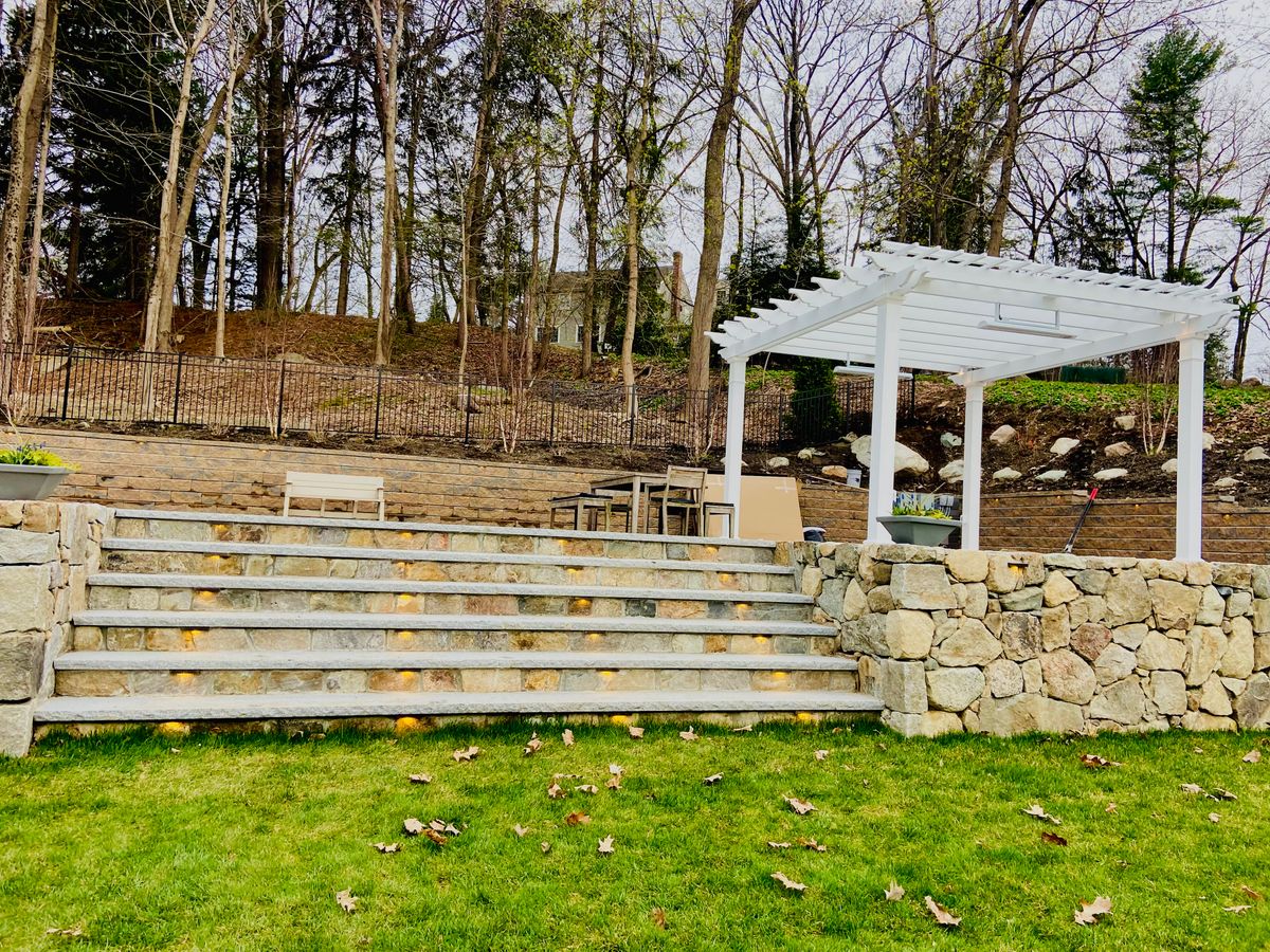 Patio Design & Construction for S&G Hardscaping and Plowing in Boston, MA