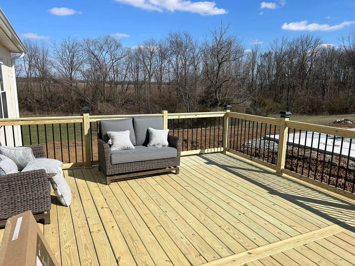 Deck & Patio Installation for Eachus Enterprises LLC in Lebanon, IN