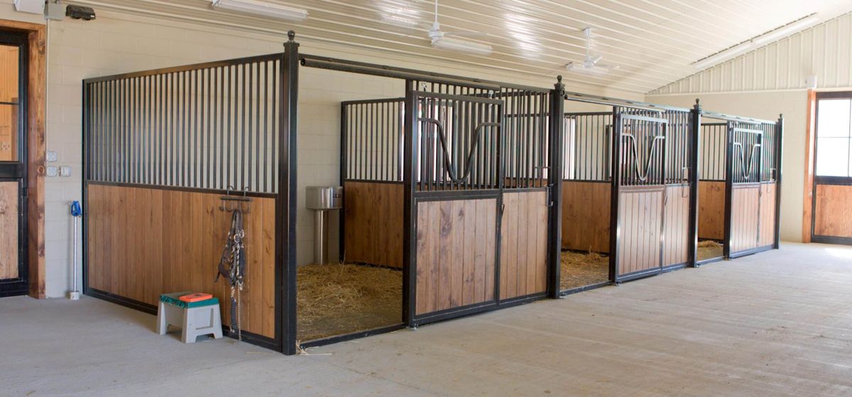 Custom Horse Stalls for M&N Fencing in Northeast Colorado, CO