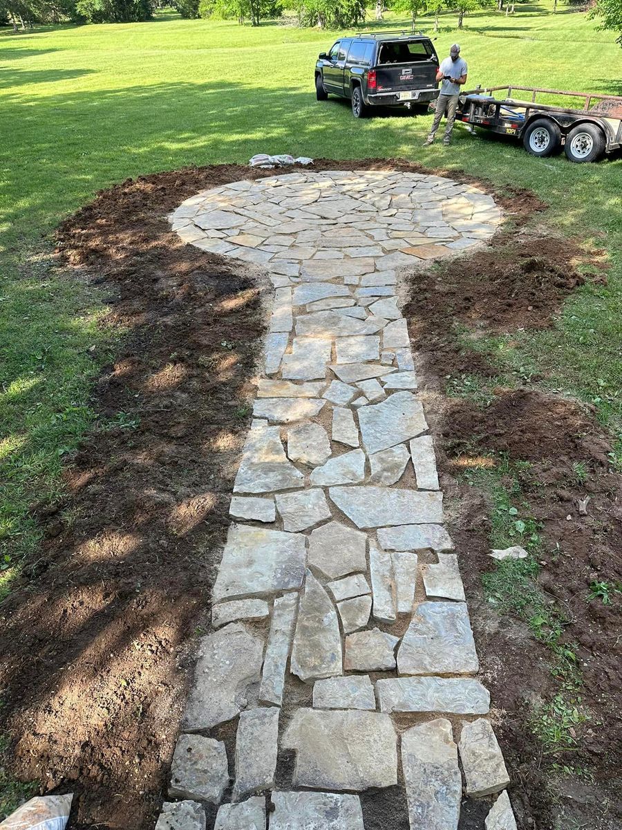 Pavers for Mike Feagin Construction in Lewisburg, TN