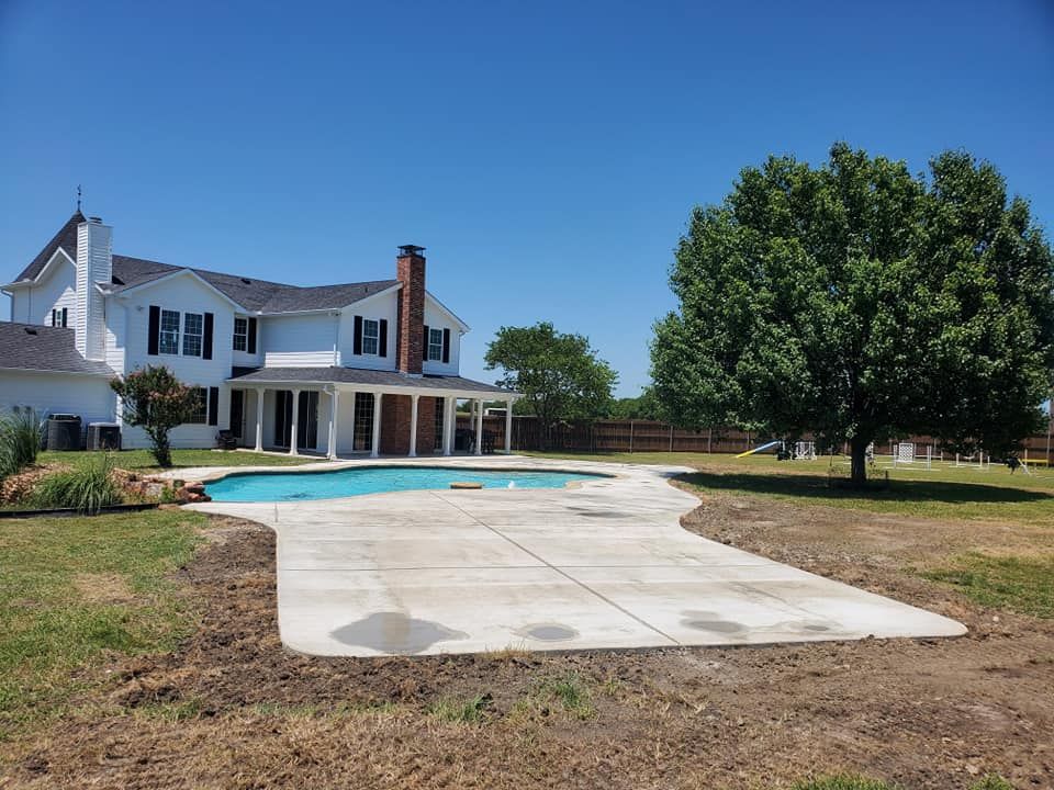 Patio Design & Installation for JDS CreteWork in Quinlan, TX