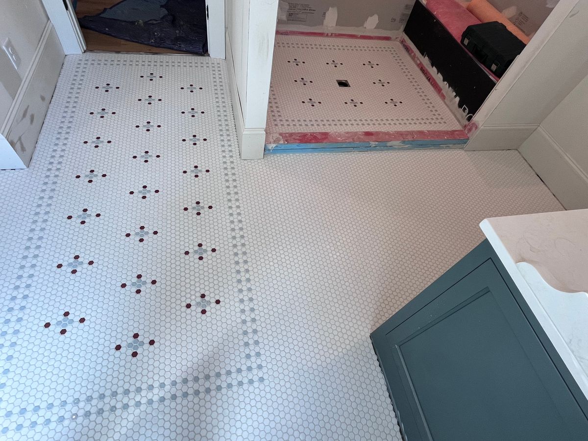 Custom tile work for RAL Construction LLC in Lee County, AL