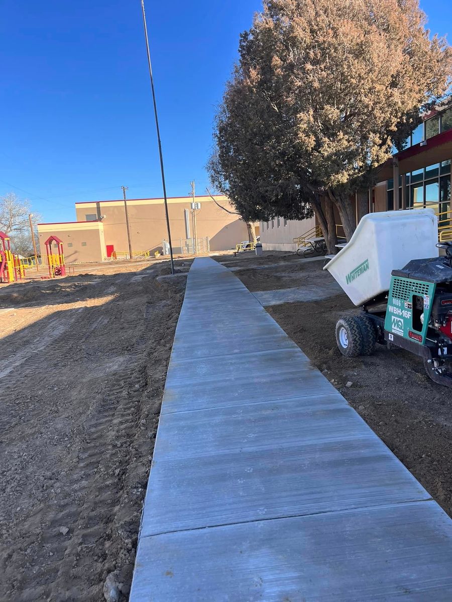 Concrete Finishing for Outback Dirtworks in Colorado Springs, CO