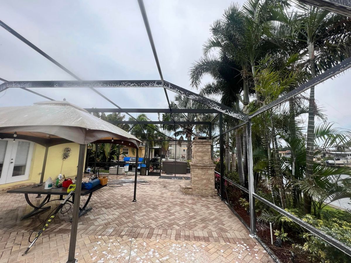 Screen Installation And Repair for Armas Pool Screen Replaced Pressure Wash and Painting LLC in Clair Mel, FL