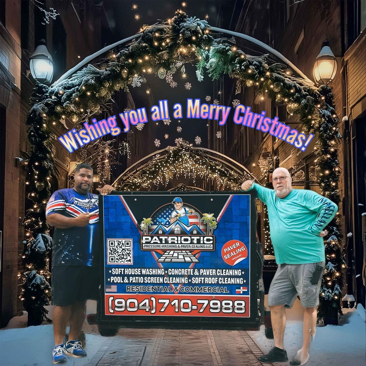 Pool & Patio Enclosure Wash for Patriotic Pressure Washing & Paver Sealing in Green Cove Springs, FL