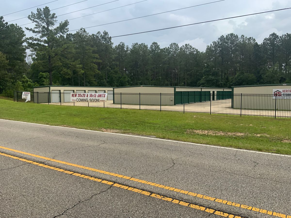 Storage facilities for Broadway & McMullen Construction in Hattiesburg, MS