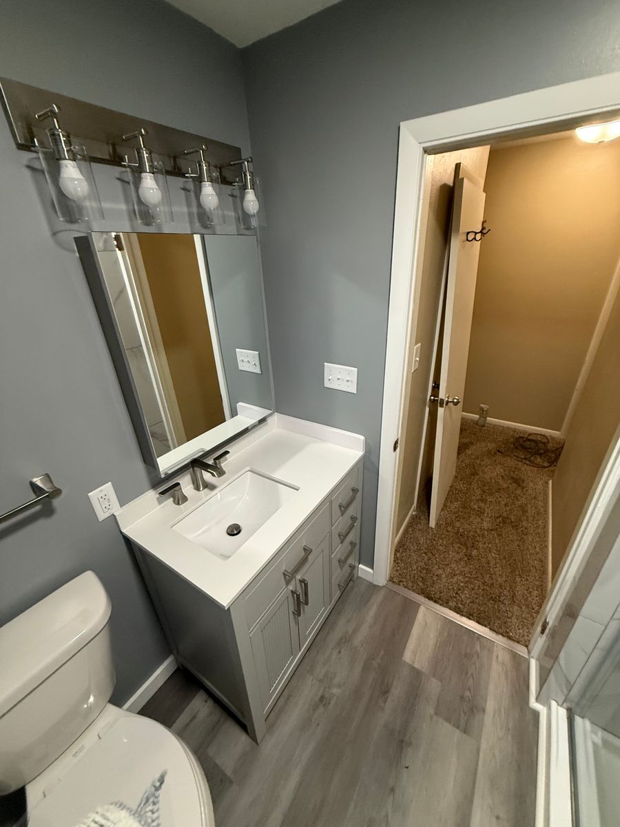 Bathroom Renovation for Landmark Construction in Elkhart, IN