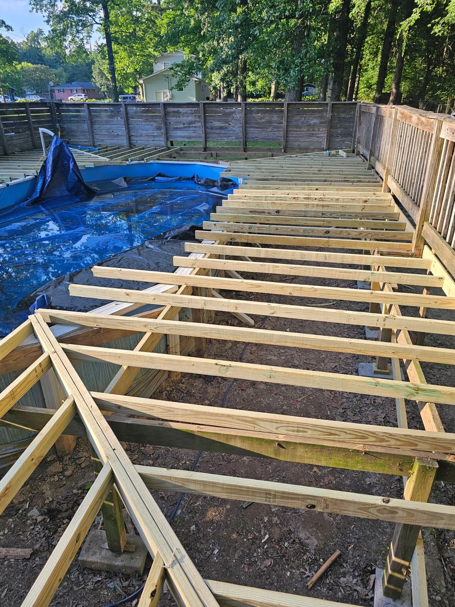 Decking for A&D Home Improvements in Cleveland, TN
