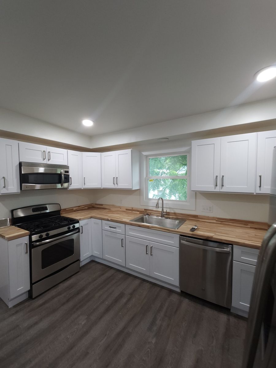 Cabinet Installation for Majestic Drywall & Power Washing in Wyoming, MI