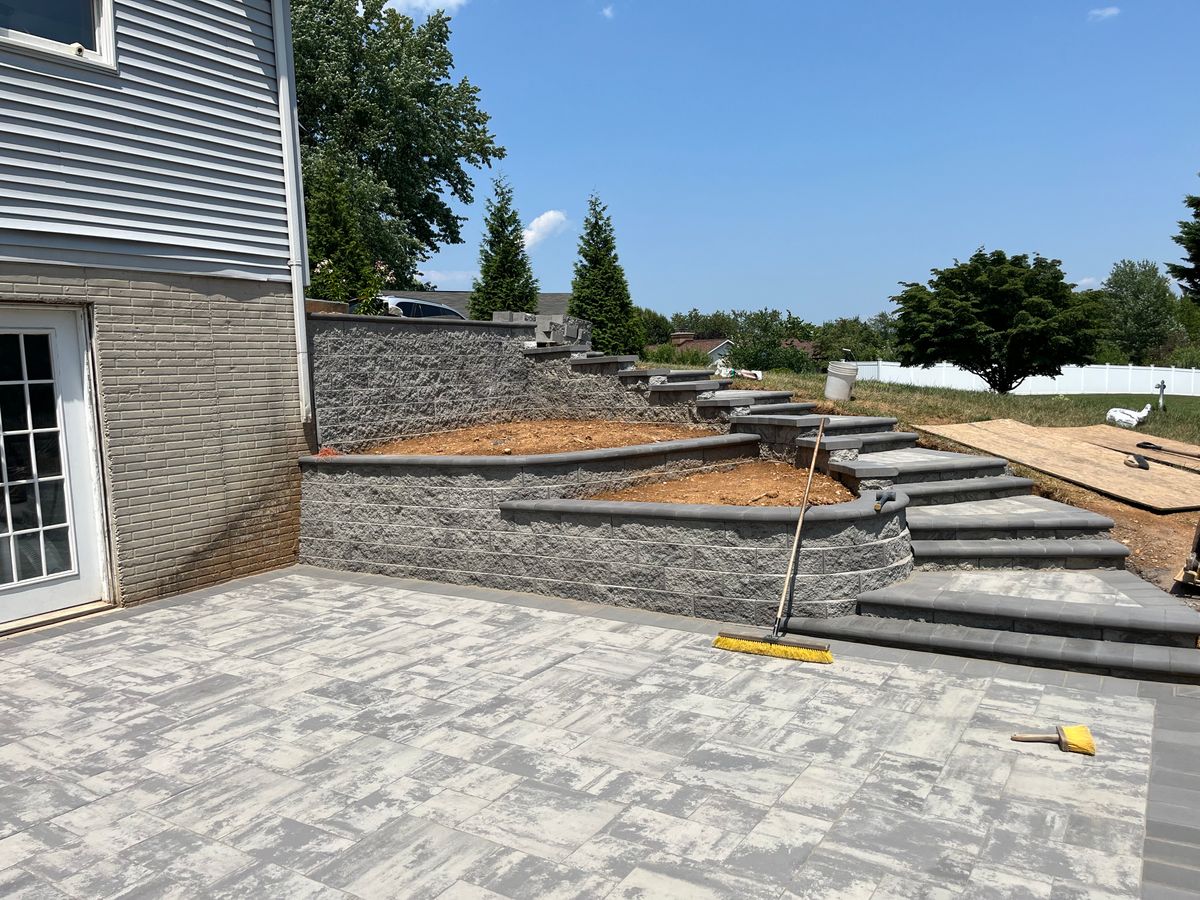 Landscape Installation for RDR Landscaping in Baltimore, MD