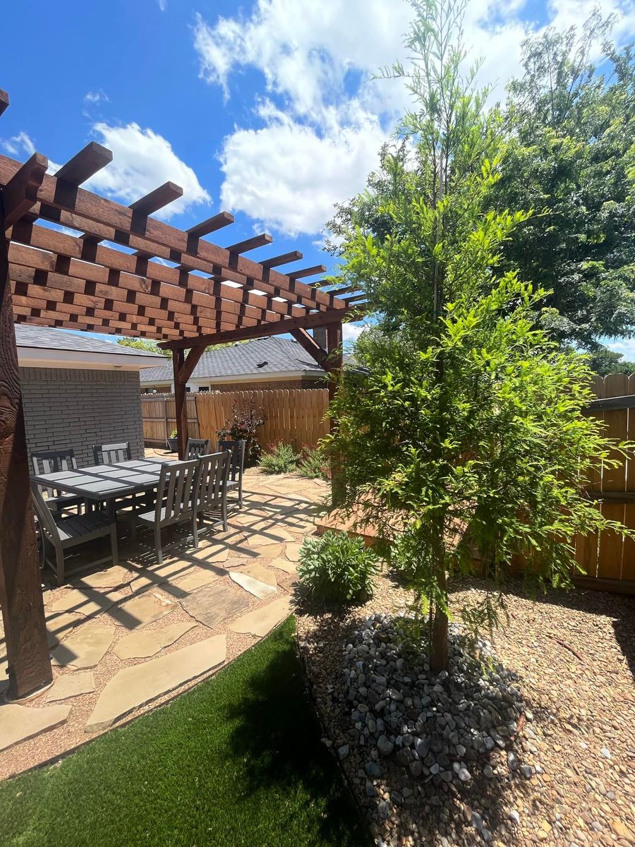 Landscape Installation for Cole Landscaping & Pools, LLC in Amarillo, TX