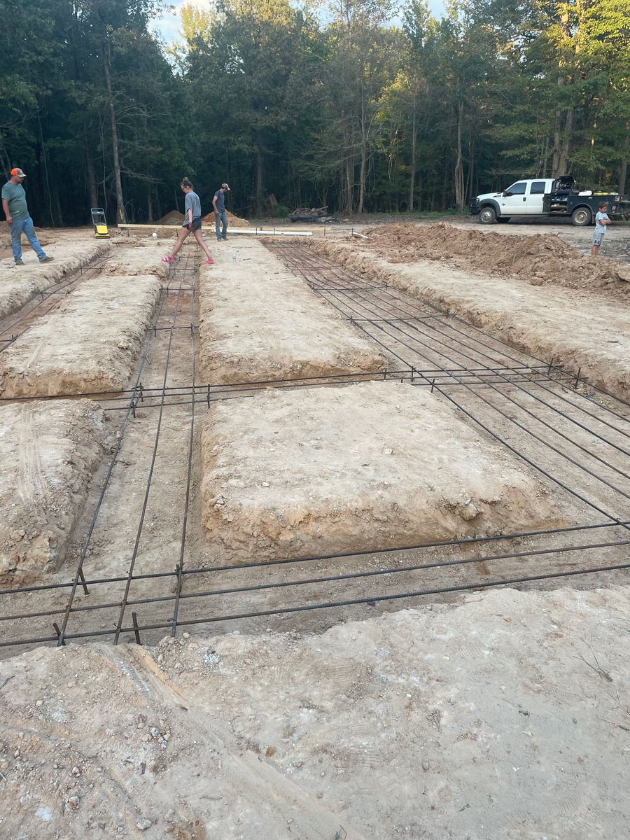 Foundation & concrete/hard surface for JUSTIN JACQUES LLC DBA DOUBLE J EXCAVATION in Nashville, AR