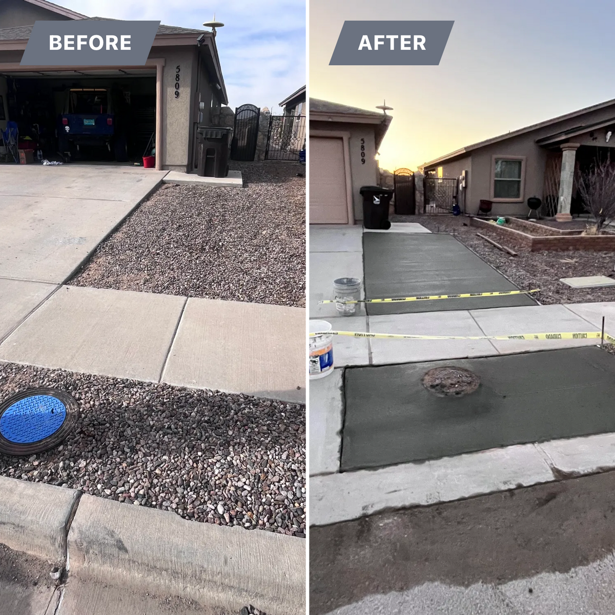 Concrete for JEC Enterprises Inc in El Paso, TX