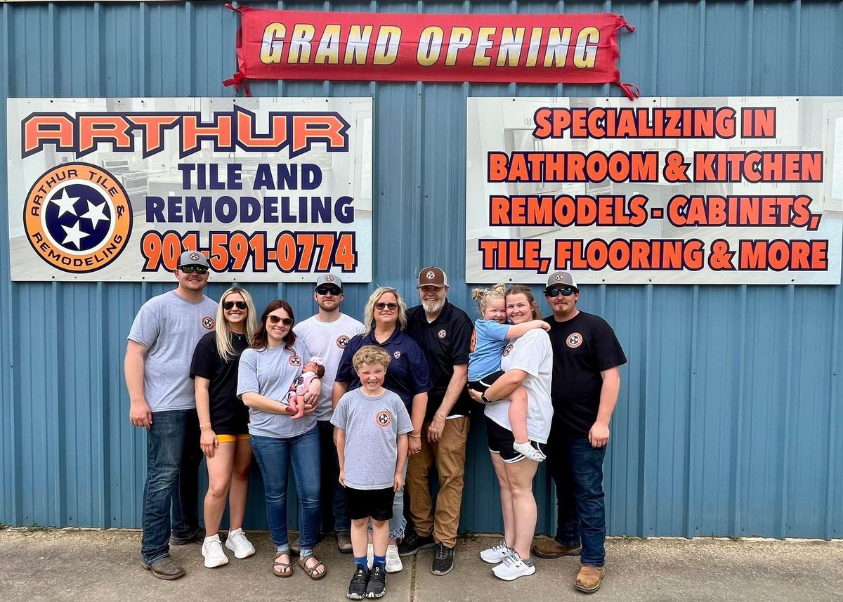 Custom Cabinet Design for Arthur Tile & Remodeling in Munford, TN