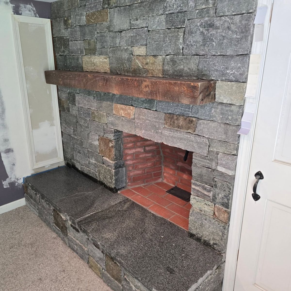 Fireplace Installation for 207 Stonework in Kennebunkport, ME