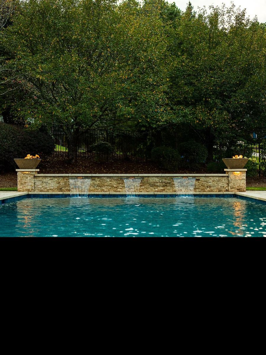 Custom Pool Construction for Fusion Outdoor Living in North Georgia, GA