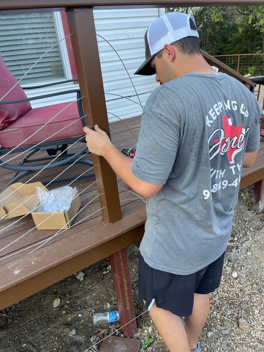 Deck Construction for Keeping Up With The Jones LLC in Corsicana, TX