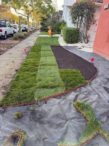 Mulch Installation for CBA Landscaping in Hayward, CA