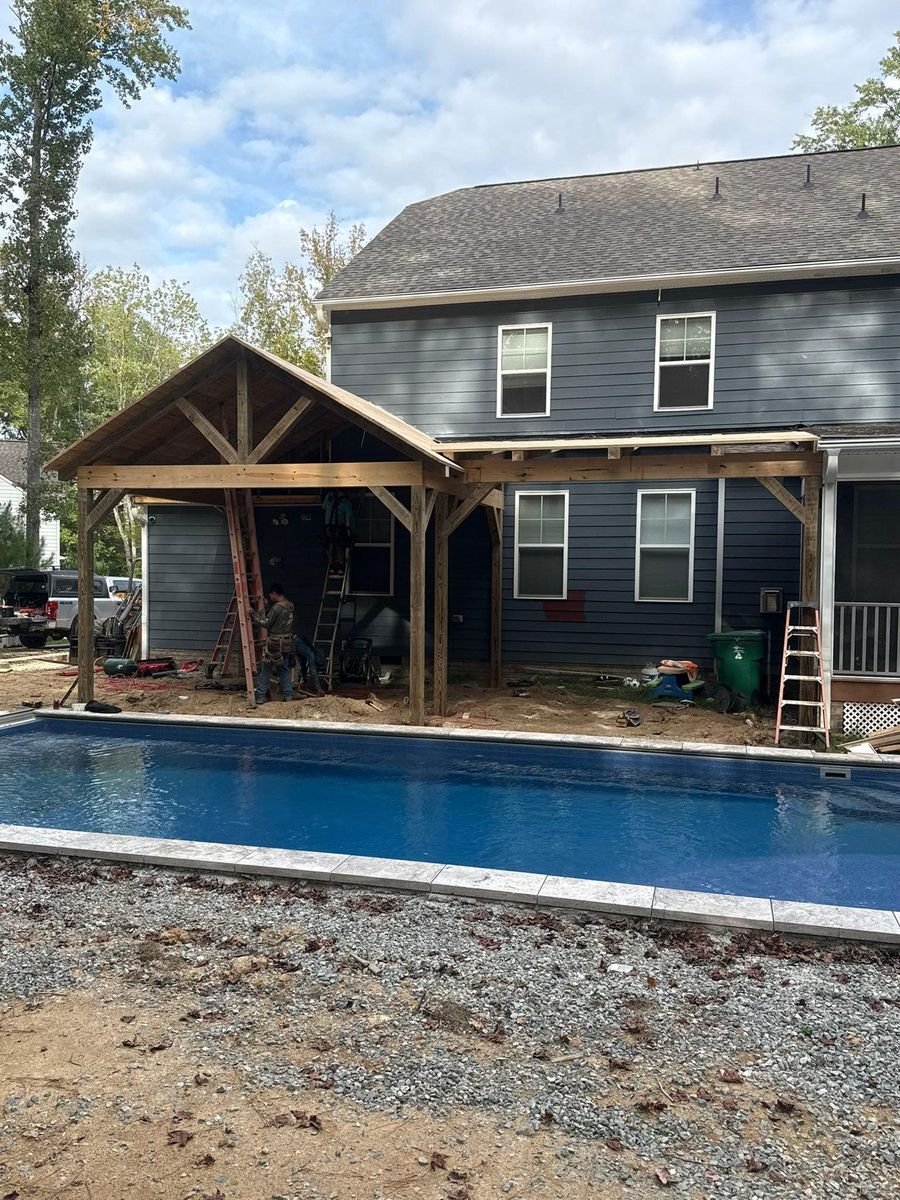 Pavilions for James River Pools and Spa in Powhatan, VA