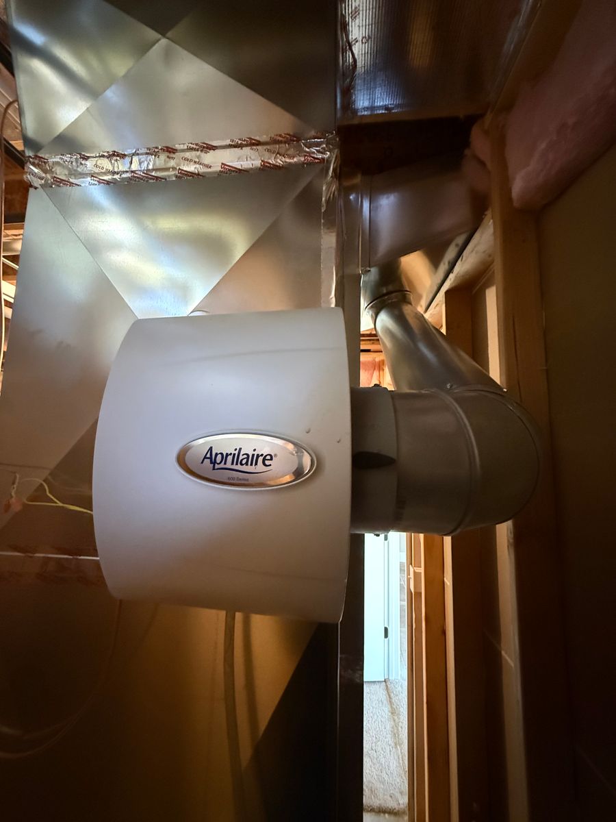 Air Quality Humidifiers and UV Lights Installs for TJS HVAC Services in Basehor, KS