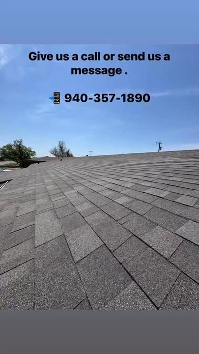 Roofing Installation for Concept Construction in Vernon, TX