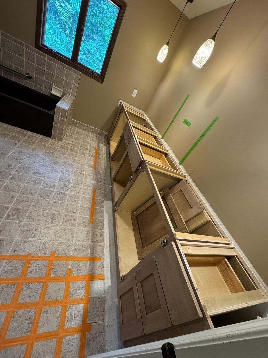 Kitchen Renovation for Chapman Surfaces Tile & Remodeling in Milan, MI