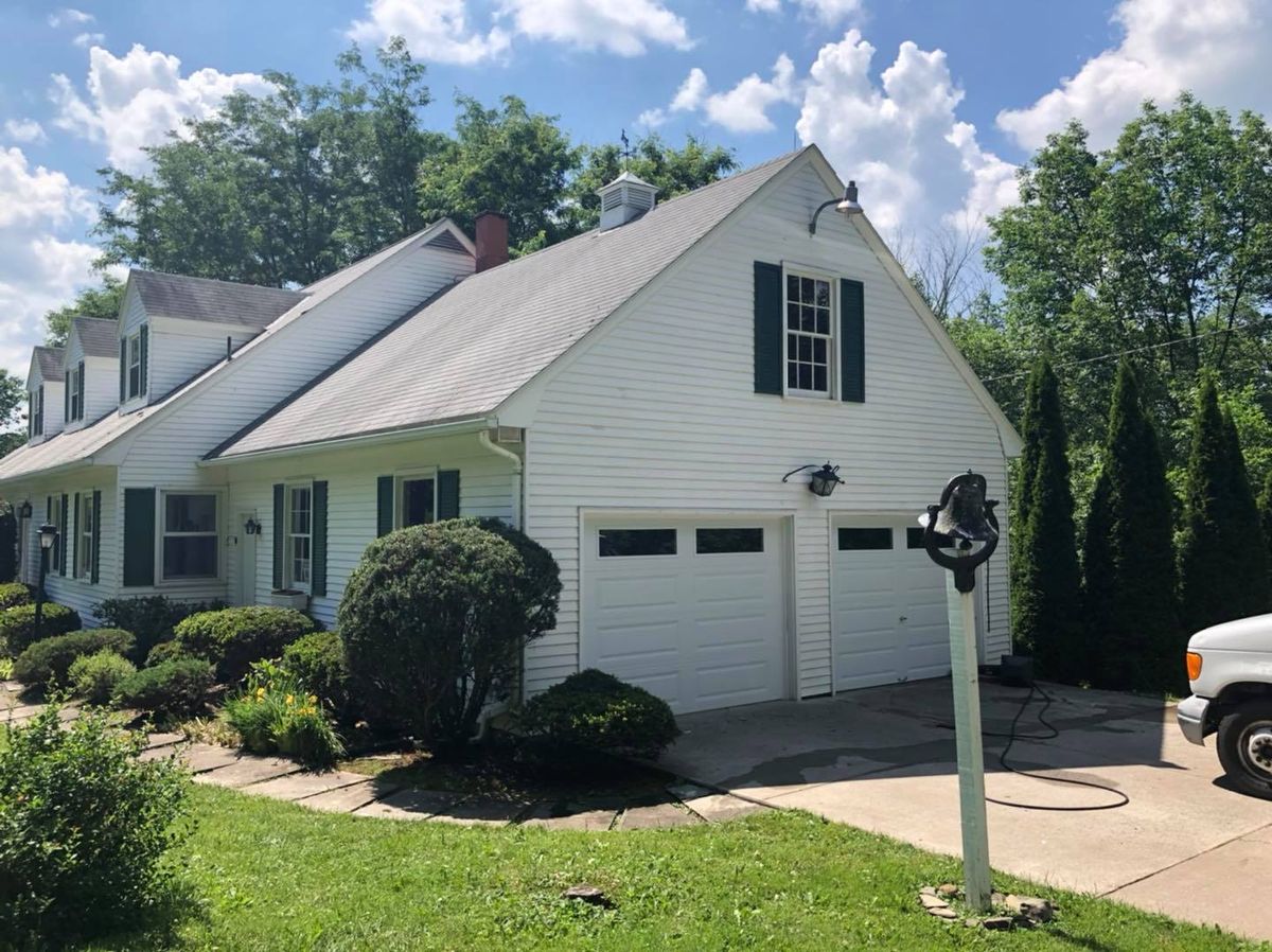 Roof Washing for W & B Powerwashing LLC in North Norwich, NY