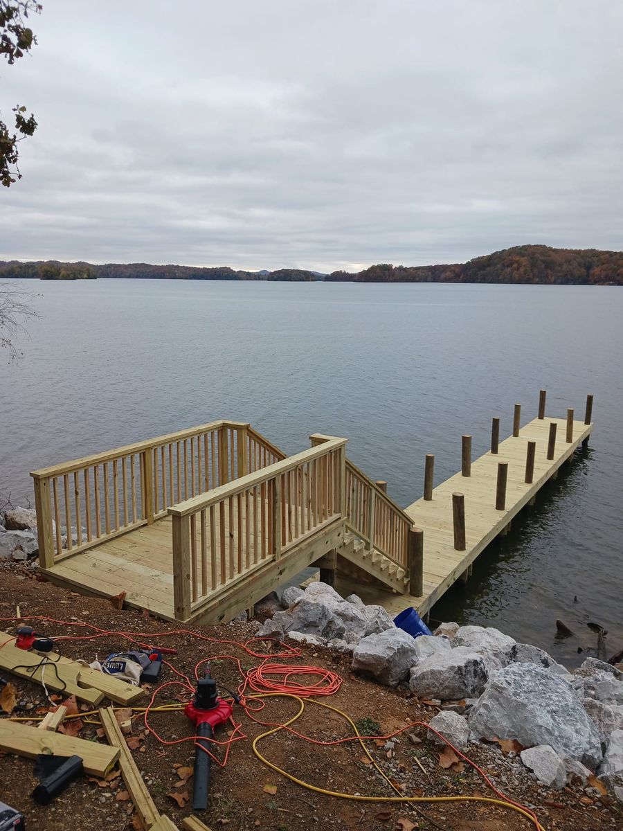 Deck & Patio Installation for Barnett Construction in Knox County, TN