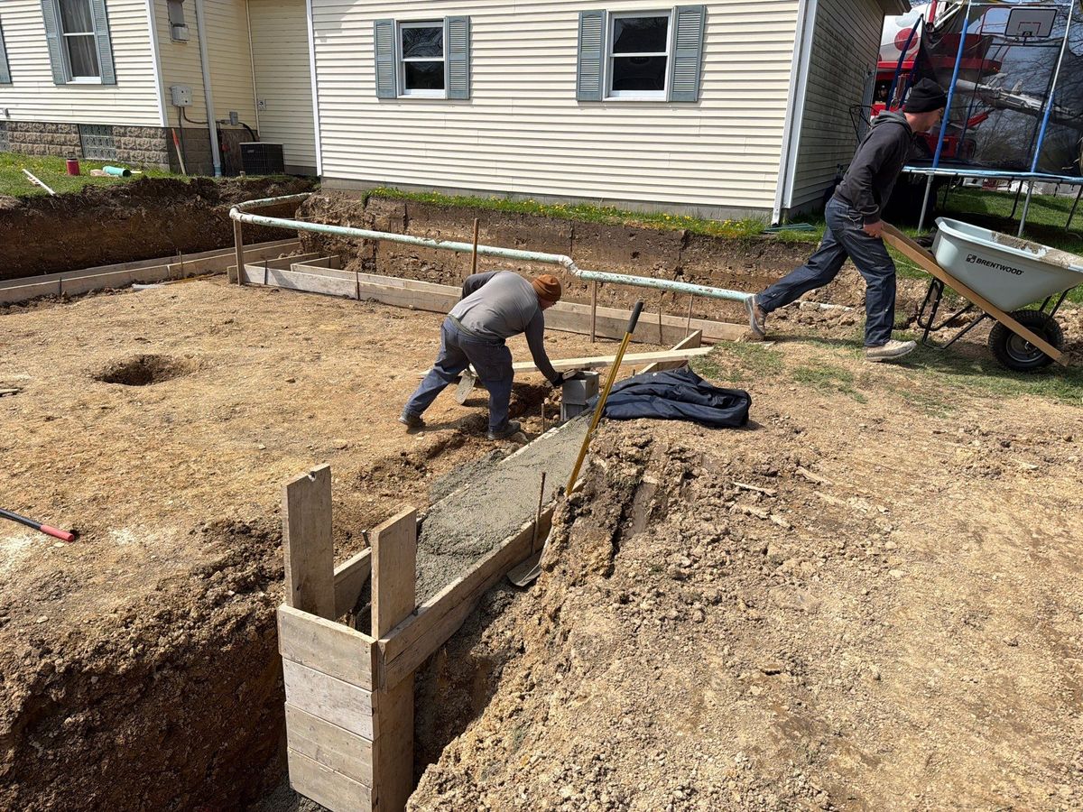 Foundations for Hilltop Drafting & Design LLC in Geauga County, Ohio
