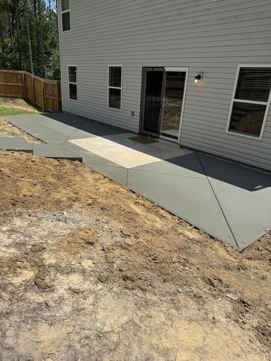 Patio Design & Installation for Jose's Concrete in Sanford, NC