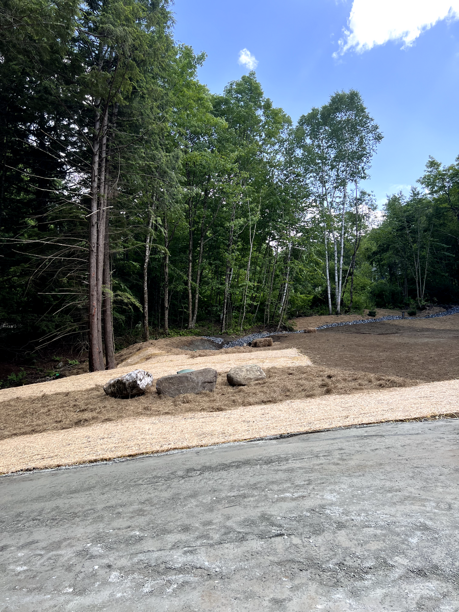 Land Grading for Andy Naylor Excavation in Johnson, VT
